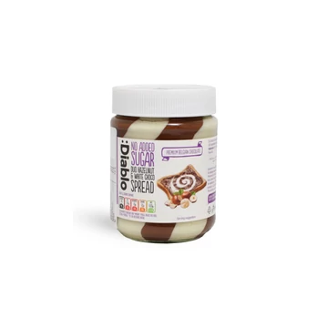 DIABLO Duo Hozzáadott cukormentes Fehércsokoládé és Mogyorókrém 350g