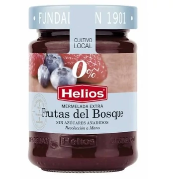 Helios Hozzáadott cukormentes Extradzsem Erdei gyümölcs ízű 280g 