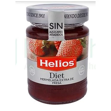 Helios Hozzáadott cukormentes Eper Extradzsem 280g