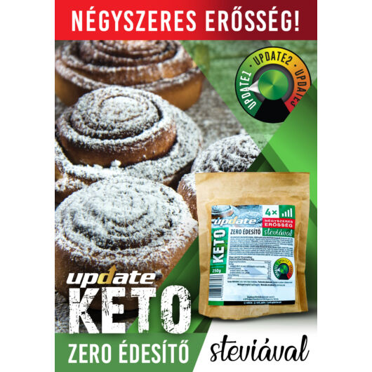 Update ZERO - Eritrit alapú asztali szénhidrát csökkentett édesítőszer 250 g
