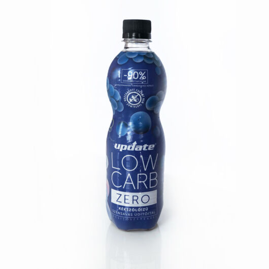 Update Low Carb Kékszőlő ízű energiamentes, szénsavas üdítőital édesítőszerekkel 500ml