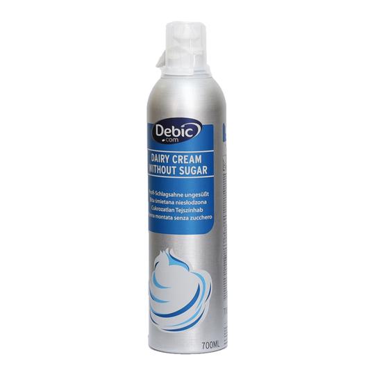 Debic Hozzáadott cukormentes UHT tejszínhab spray 700 ml